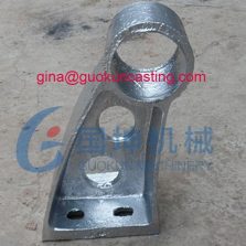 Sand casting ductile iron bridge guardrail support