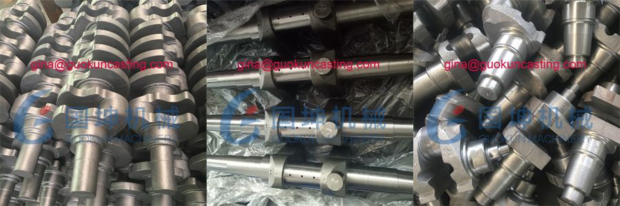 China ductile iron sand casting crankshaft manufacturer