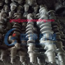 China sand casting ductile iron crankshaft factory