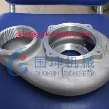 China gravity die casting aluminum pump body housing company