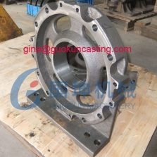 China cast iron elevtor rear flange sand casting and machining factory