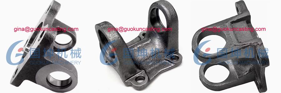 Steel investment casting drive shaft flange yoke