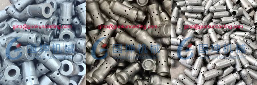 China heat resistant stainless steel boiler air bubble caps casting factory