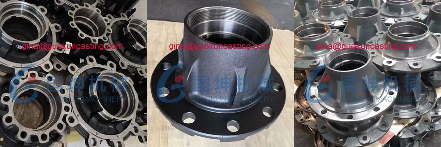 China sand casting ductile iron trailer wheel hub factory