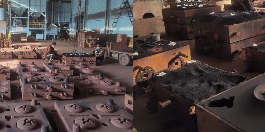 clay sand casting process